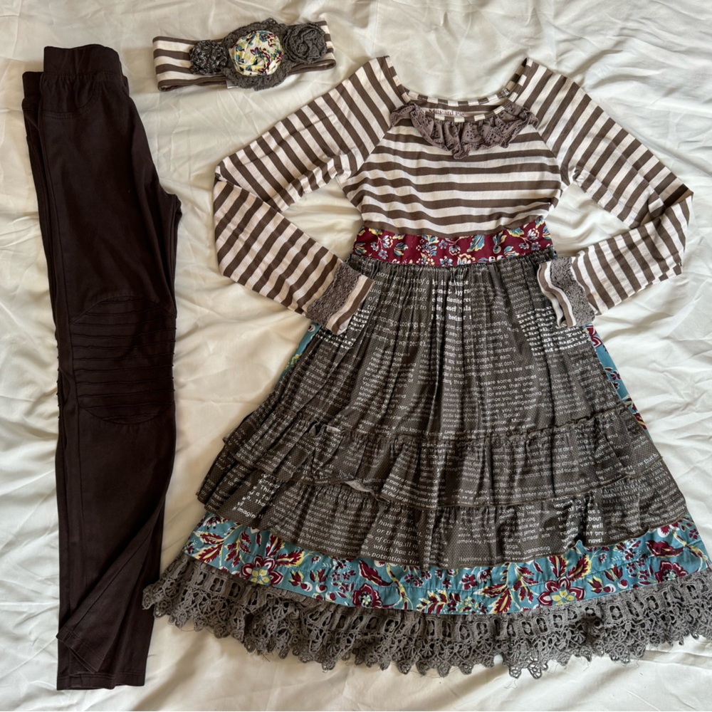 Mustard Pie and Hanna Banana Outfit Size 8